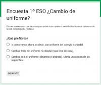 Encuesta tutoría 1º (uniforme)